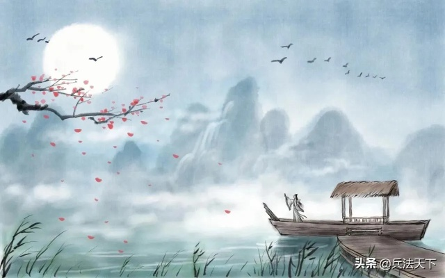 探究古人心境：从'明月无云水不波'的诗意描绘中解析中国古代文人静逸之情的艺术表达