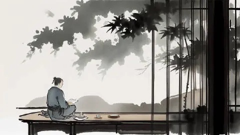 探究古人心境：从'明月无云水不波'的诗意描绘中解析中国古代文人静逸之情的艺术表达