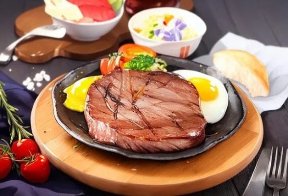 (牛排餐的搭配)四种美味材料搭配，打造丰盛牛排套餐